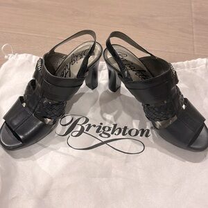 Never Worn Venti Black Brighton Heels, Comes w/Duster Bag!